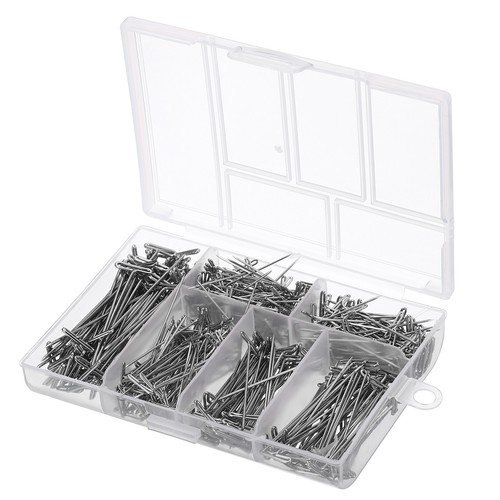450pcs pins stainless - pins,, steel