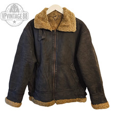 Vintage B3 B-3 Grey Shearling