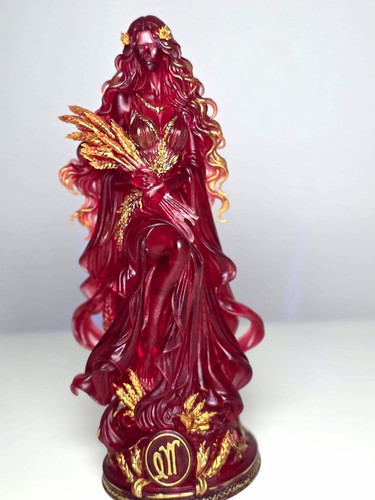 Virgo goddess zodiac statue - virgo,
