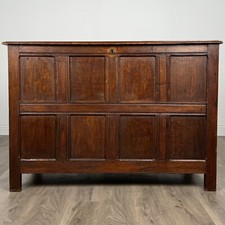Antique 18th Century Coffer Of