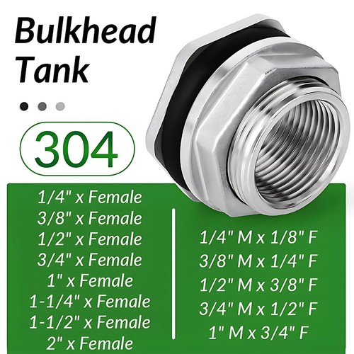Tank bulkhead fitting - tank,
