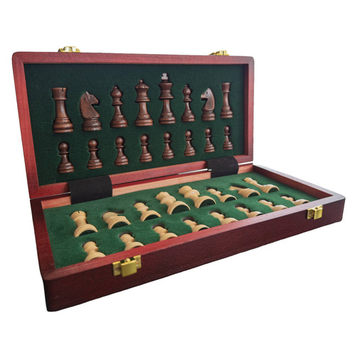 Wooden chess set - wooden,