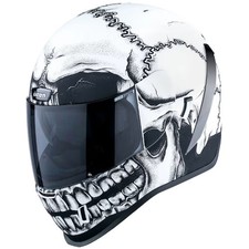 Icon Airform MIPS ECE 22.06 Motorcycle Motorbike Helmet - Crestfallen White