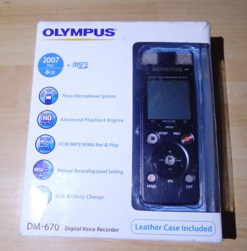 Olympus 670 digital voice - dm-670,