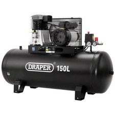 Draper 230V 150L Belt-Driven