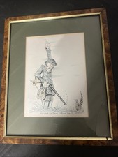 Vintage Humorous Shooting Print – “Get Back Up There, I Missed You!!”