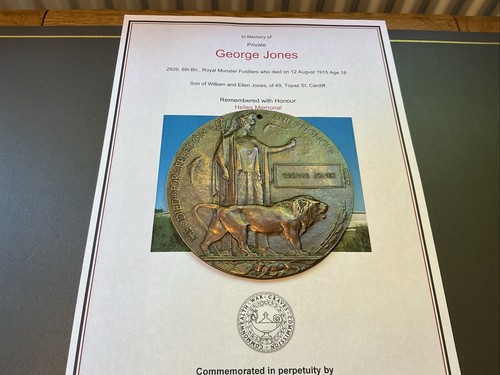 Ww1 memorial plaque george - memorial,