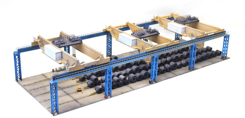 Steelworks diorama with slab - steelworks,