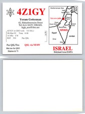 Ham Radio QSL QSO Postcard