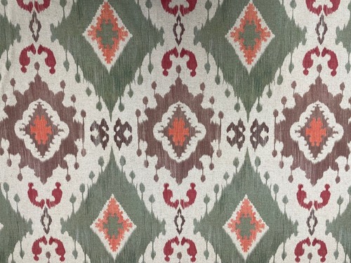 Portia ikat linen green - portia,