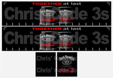 Code 3 Adhesive Vinyl Trailer Decals - Coke Jack Daniels - 1/50 1/76 1/148 1/87