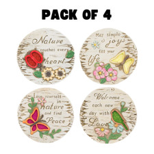 4 Pack Vibrant Butterfly