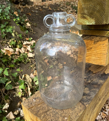 Clear glass jug demijohn - glass, jug/demijohn