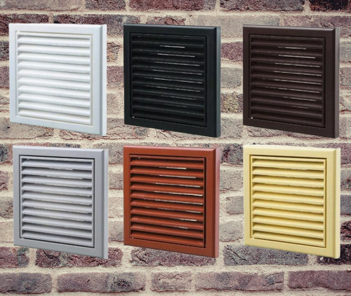 Plastic wall grille fixed - plastic,