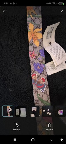 Authentic gucci silk scarf - gucci,