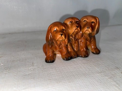 Beswick spaniel trio puppies - beswick,