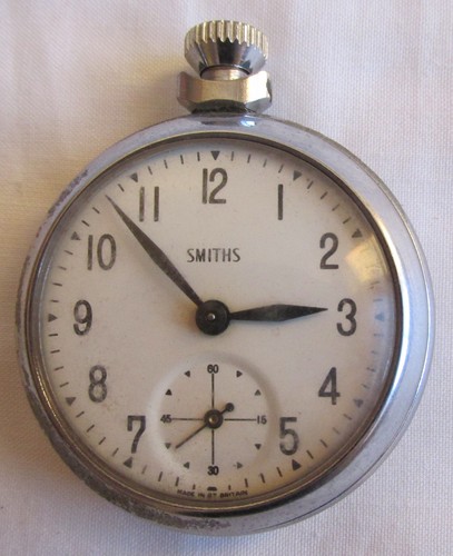 Smiths silver plated pocket - silver,