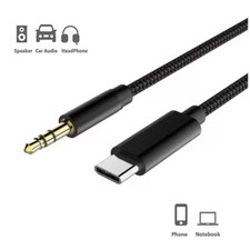 Aux Cable USB-C Type C to 3.5mm Samsung iPhone For Car Stereo Audio Adapter Jack
