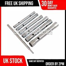 7PC TUBULAR BOX WRENCH SET 6MM TO 17MM TUBE SPANNERS DEEP METRIC SOCKET PLUMBER