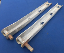 Pair of Good Used Land Rover Series 2 - Early Tailgate 3 Bolt Hinges