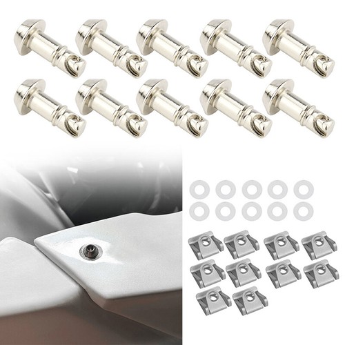 Pcs quarter turn clips - 10, +