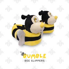 Ladies Novelty Bee Slippers