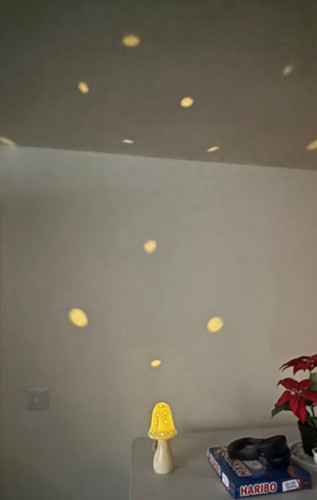 Mushroom led ceramic night - led,