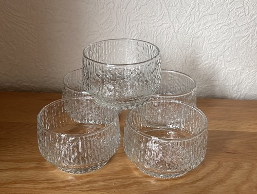 Set textured glass - of,