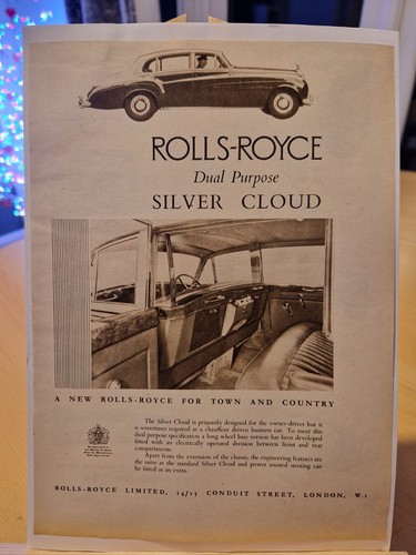 Original 1957 rolls royce - original, rolls-royce