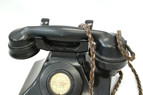 Vtg 1930 black bakelite - black,