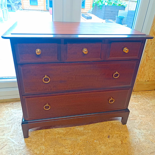 Quality stag drawer mahogany - 5,