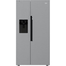 Beko ASP352VPX HarvestFresh™ 91cm Frost Free American Fridge Freezer Brushed