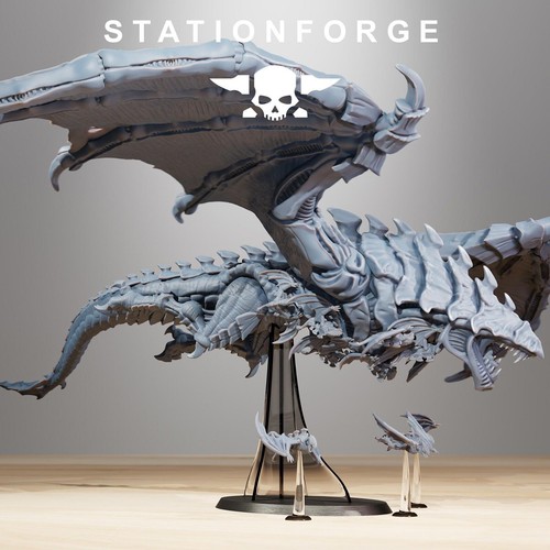 Xenarid dragon leviathan fleet - dragon,