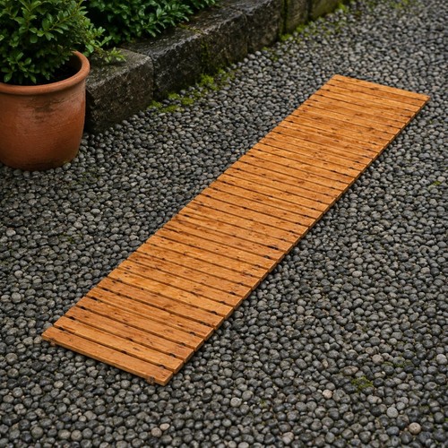 Wooden garden path - path, easy