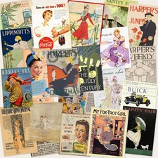 Vintage Magazine Ephemera Pack
