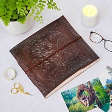 Tree Of Life Embossed Leather Photo Album | Handmade | 120 6x4 or 60 7x5 Photos