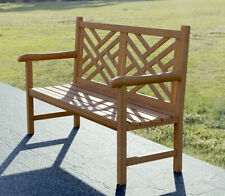 1.2m (4ft) Teak 2 Seat Outdoor