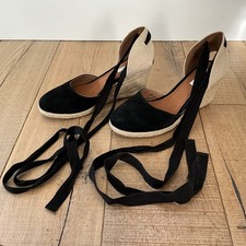 H&M Black Faux Suede Fabric