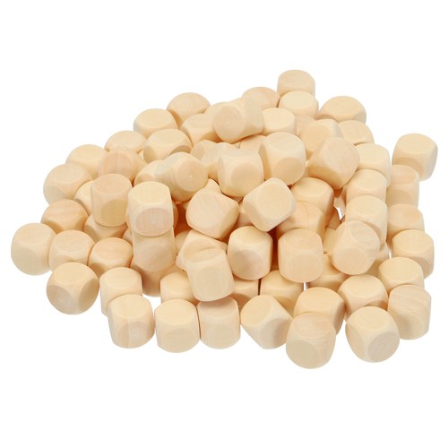 14mm wooden blank dice 120pcs - dice,,