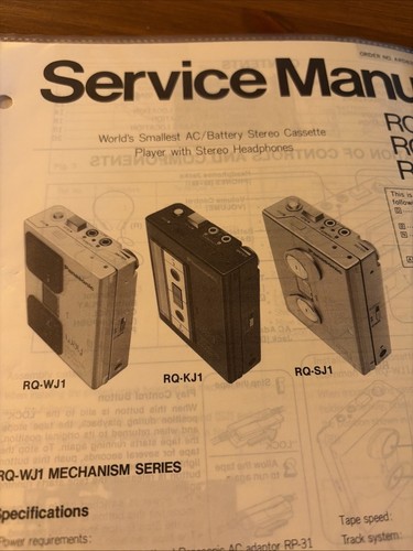 Wj1 kj1 sj1 cassette - rq-wj1,