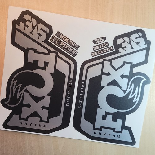 Fox rhythm fork stickers - rhythm,