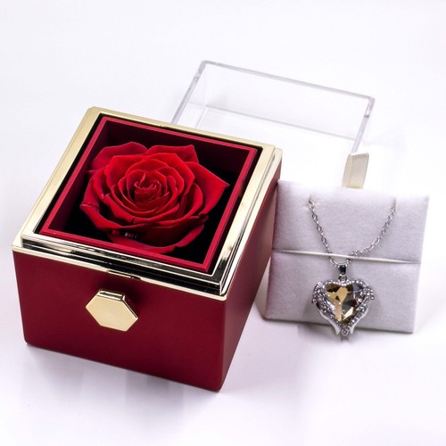 Rotating jewelry box with - rotating,