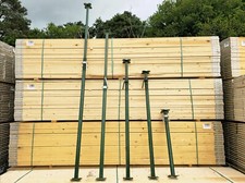 2 Qty. Acrow Prop - Adjustable Props - 2 Acrows Green Painted- New Free Delivery