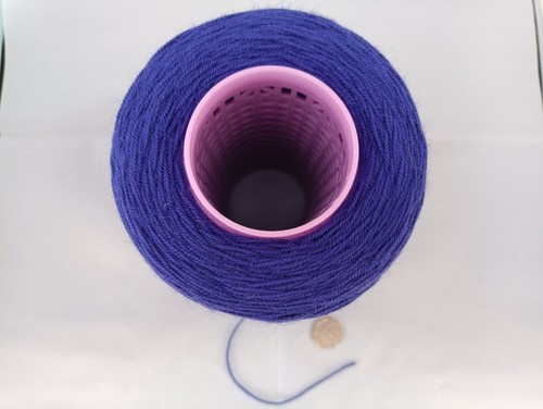 Worsted wool yarn cone - wool, on
