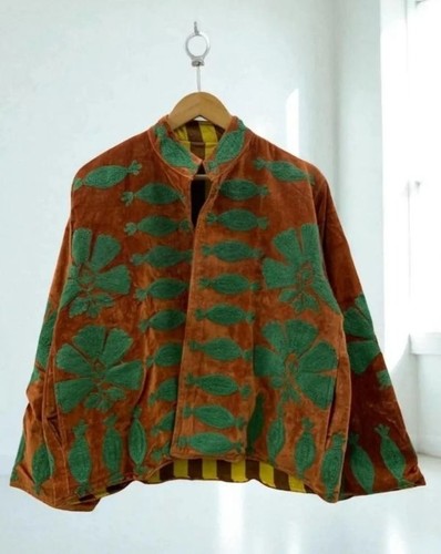 Handmade velvet bomber - handmade,