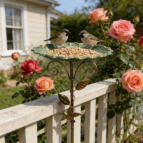 Frost proof iron bird - iron,