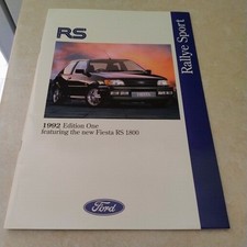 Ford RS Range 1992  Sales