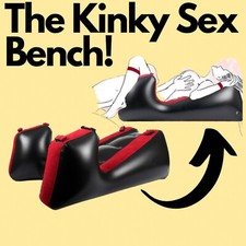 Inflatable Sofa with Strap Love Position Chair Sex Pillow BDSM Cushion Split Leg