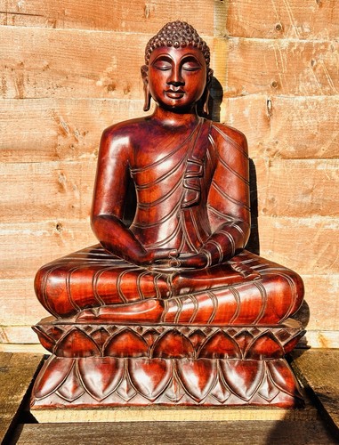 Hand carved wooden meditation - carved,