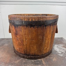 Antique Primitive Wooden Water